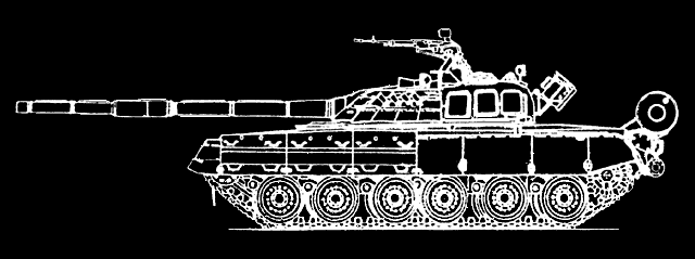 udarbejde Skygge beton T-80U/UK/U(M) Main Battle Tank