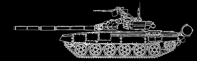 T-90 line drawing